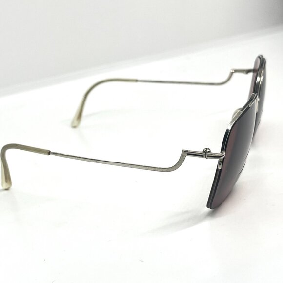 VINTAGE LOGO PARIS FRANCE EYEGLASSES SUNGLASSES FRAMES ROSE LENS METAL 80s - Picture 10 of 16